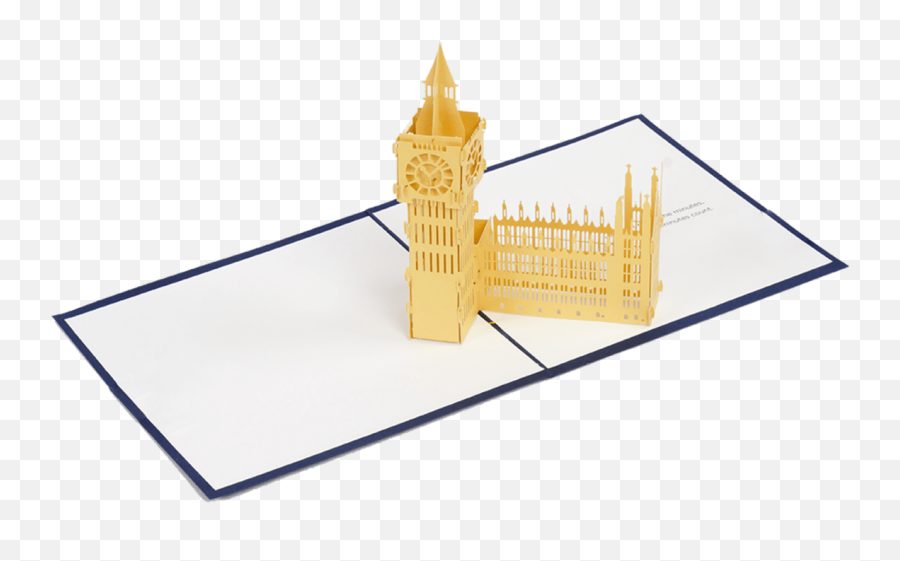 Big Ben Paperpop Card - Architecture Png,Big Ben Png