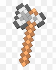 Minecraft Iron Pickaxe Png - Perler Bead Axe