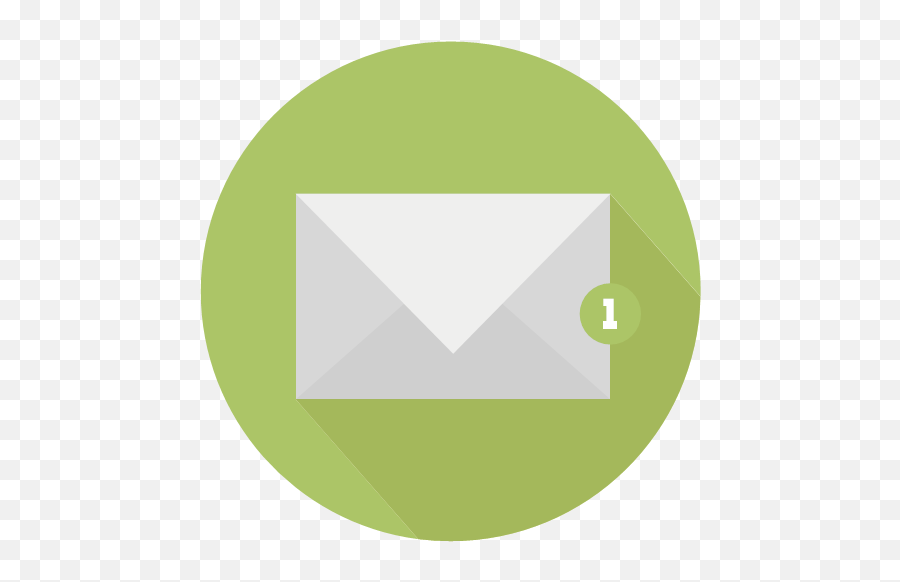 Mail New Notification One Icon - E Mail Png,Post Office Icon