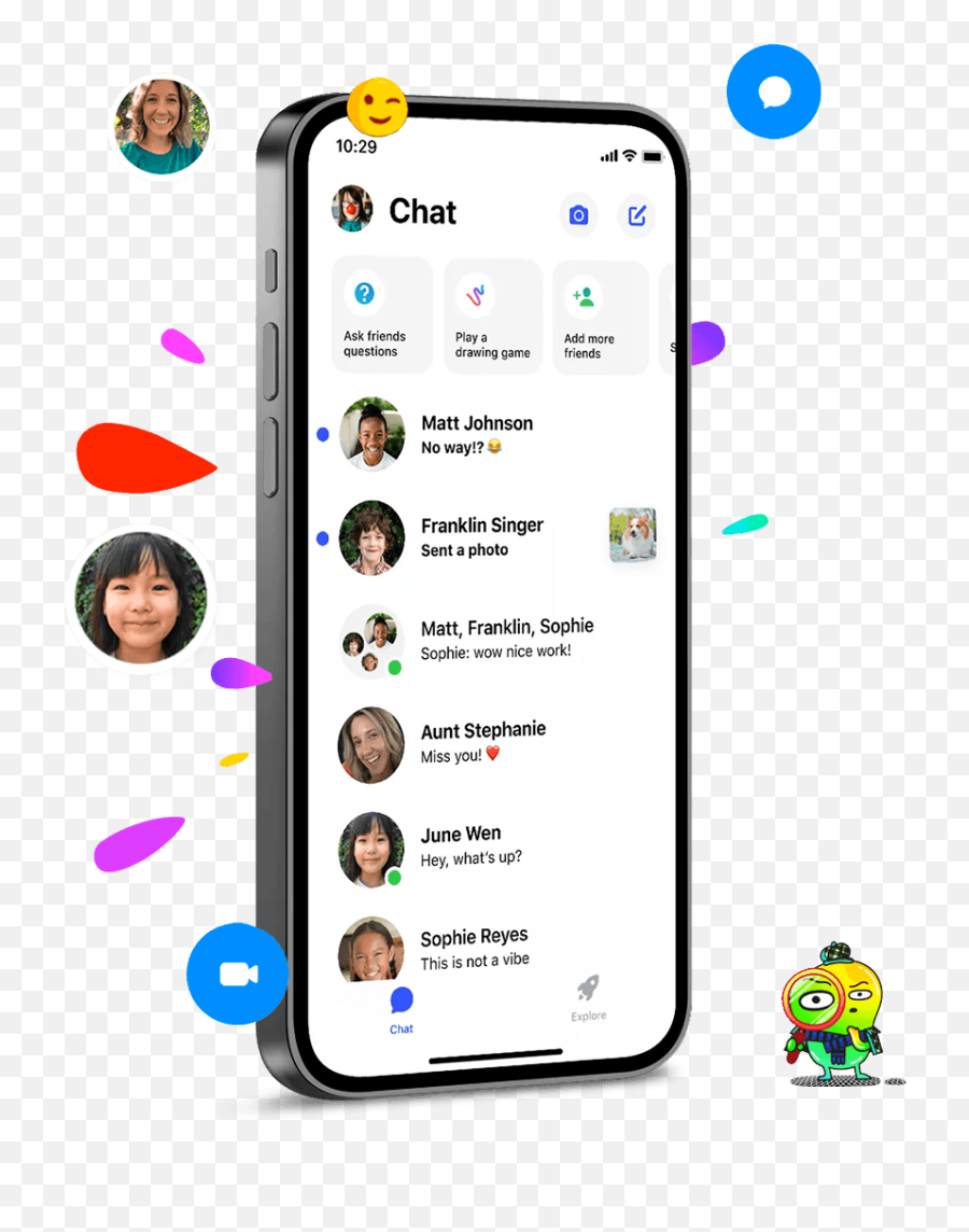 Messenger Kids The Messaging App For - Messenger Kids Png,Where Is My Msn Messenger Icon