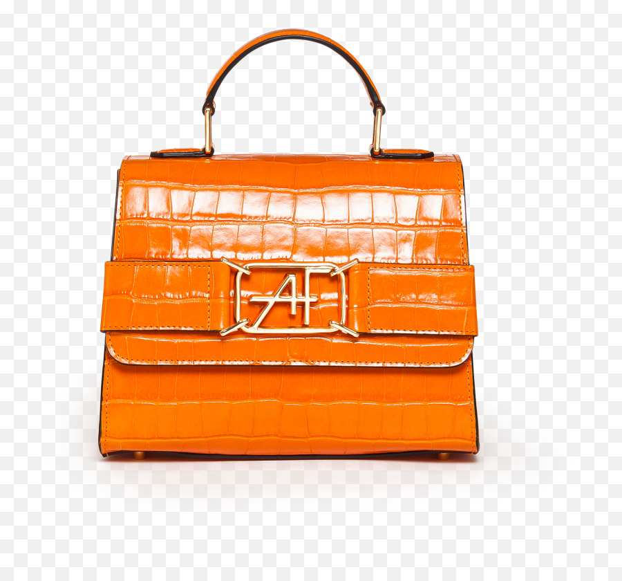 Af Logo Bag With Croc Print - Handbag Png,Croc Png