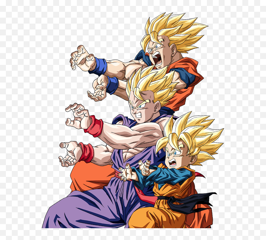 Why Did Gohan Stop Using Masenko - Goku Gohan And Goten Png,Goten Png