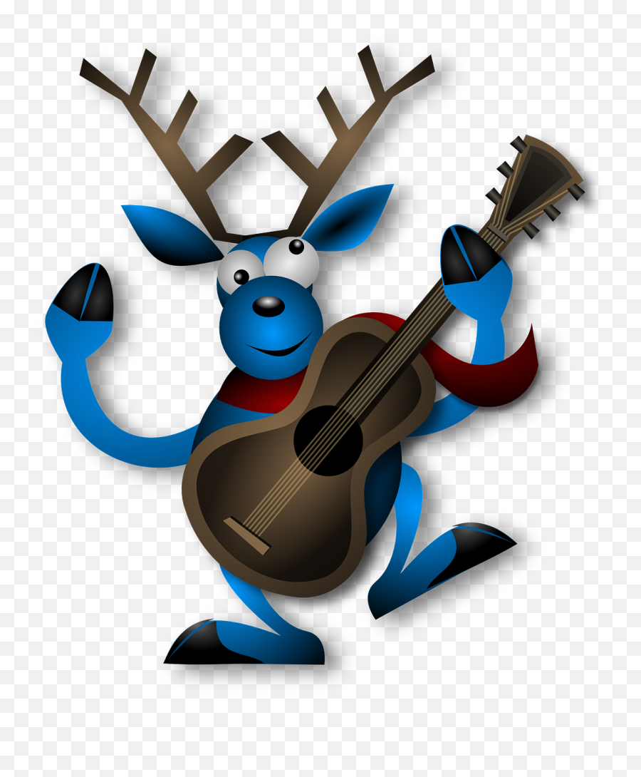 Free Clipart - 1001freedownloadscom Deer Dancing Reindeer Clipart Png,Reindeer Clipart Png