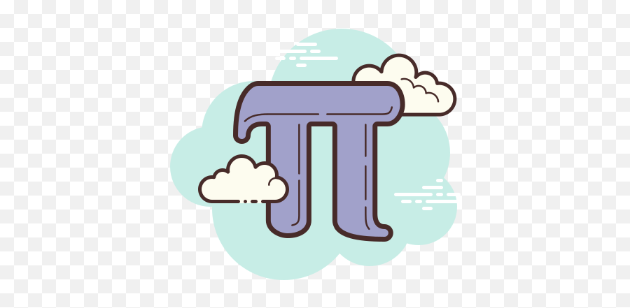 Pi Icon In Cloud Style - Gmail Icon Aesthetic Cloud Png,Pi Icon