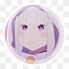 U0026 - Kawaii Emilia Re Zero Png,Anime Girl Icon Tumblr