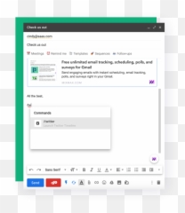 Embed Tweets Into Any Email - Mixmax Vertical png