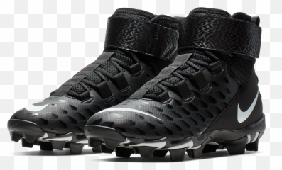 Nike Force Savage Shark 2 Wide Blackwhite Menu0027s Football Cleat - Boots American Cleats png