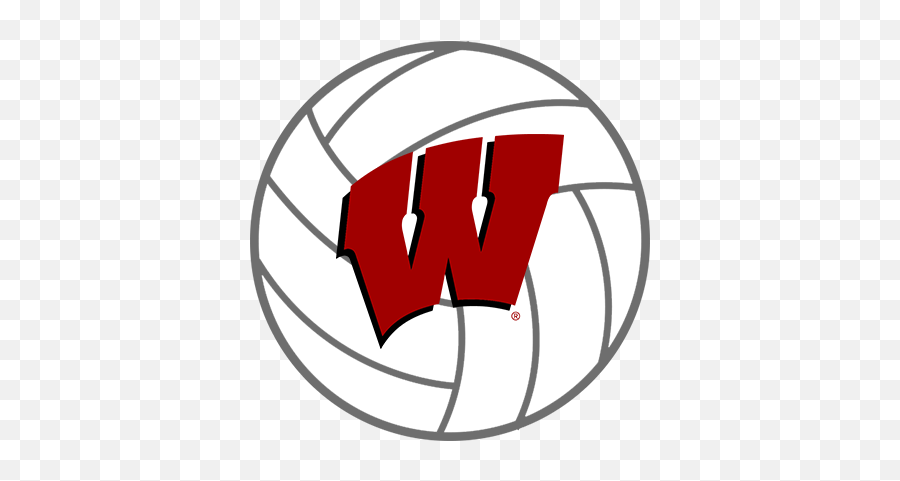 Wisconsin Volleyball - Girl Playing Volleyball Drawing Png,Espn2 Logo