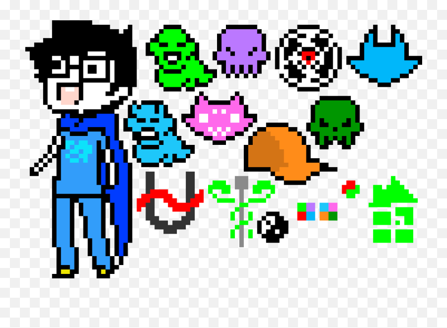 Pixel Art Gallery - Fictional Character Png,Sburb Icon