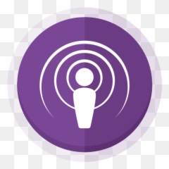 Podcasts - Apple Button Png