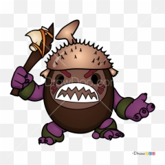 How To Draw Kakamora Moana - Cartoon png