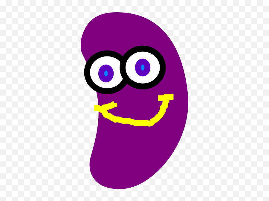 Purple Jellybean Clip Art - Vector Clip Art Dj Jelly Bean Png,Jelly Bean Icon