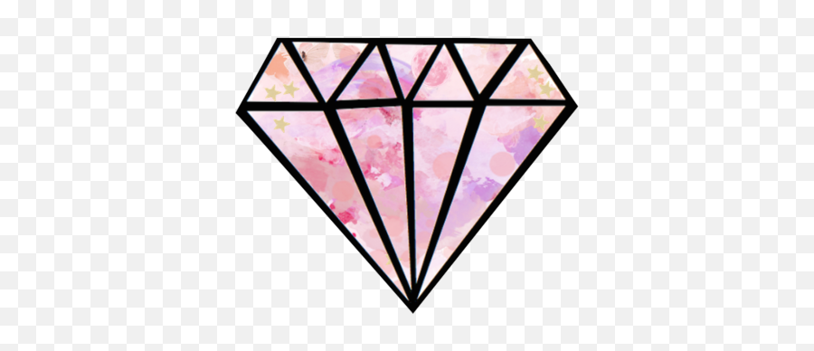 Diamond Tumblr Transparan Stiker Seni - Cute Png,Diamond Transparent