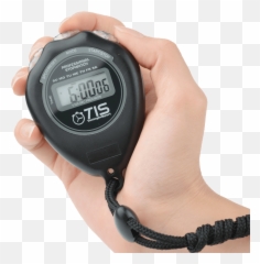 Tis Pro 018 Stopwatch - Watch In Hand png