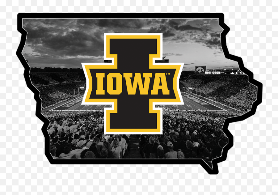 Iowa Hawkeyes - Logo College Wall Art Png,Uiwoa Icon