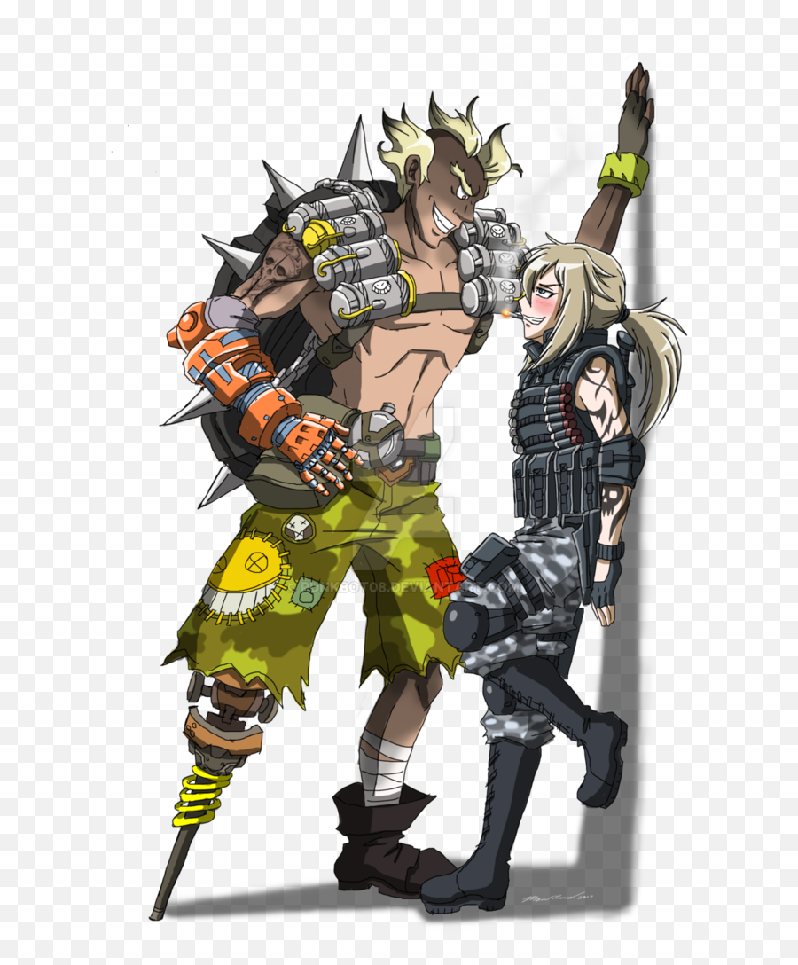 Junkrat - Mei Overwatch Girls Fanart Png,Junkrat Png