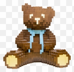 Download Teddy Bear - Lego Teddy Bear Instructions Png,Raccoon Png