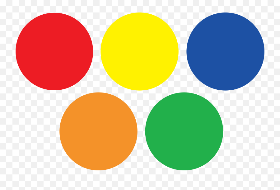 Clipart Circle Colored Transparent - Color Circles Png,Orange Circle Png