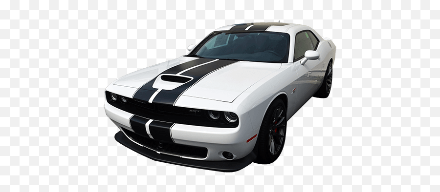 2015 - 2020 Dodge Challenger Rally Racing Dual Stripes Kit Vinyl Graphics 2019 Dodge Challenger Racing Stripes Png,Dodge Challenger Png
