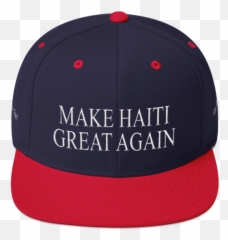 Make Haiti Great Again Snapback Haitian Flag Colors - Hat Png,Haiti Flag Png