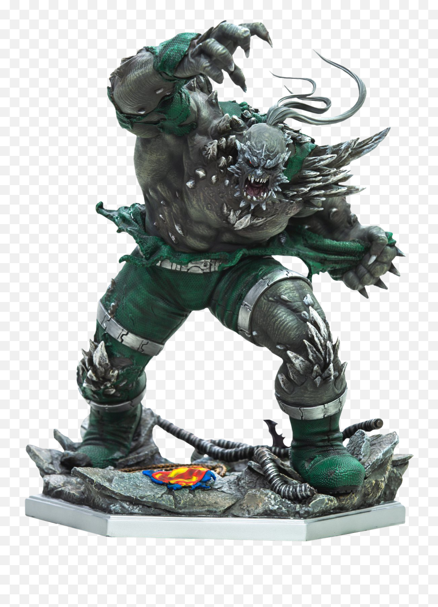 Superman - Doomsday Deluxe 110th Scale Statue Iron Studios Doomsday 1 10 Png,Doomsday Png