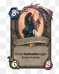 New Sylvanas - The Deathrattle Counter Customhearthstone Am I None Of Your Business Hearthstone Png,Sylvanas Png