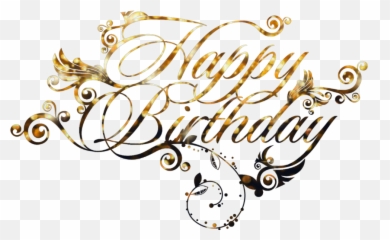 Happy - Calligraphy Transparent Happy Birthday Png,Feliz Cumpleaños Png
