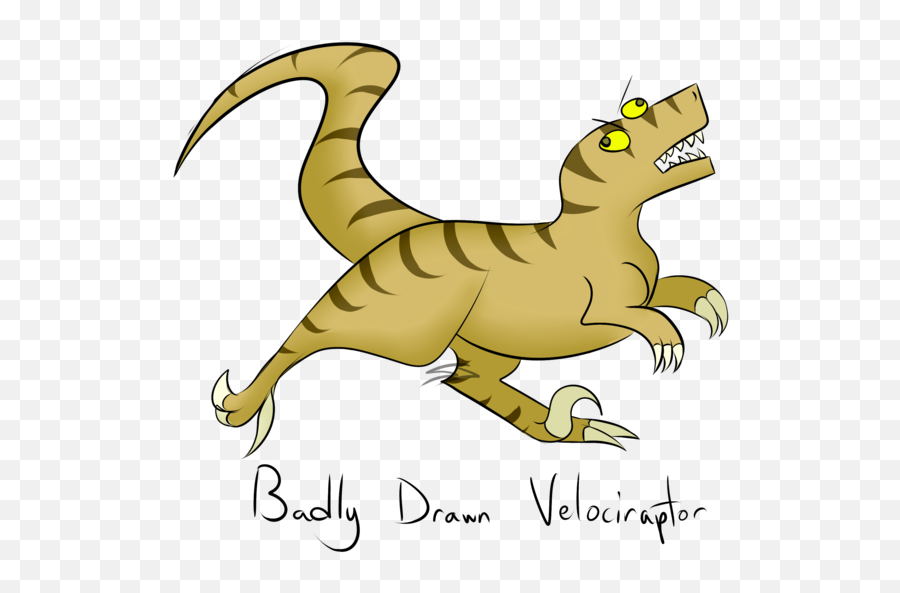 Drawn Velociraptor Transparent - Drawing Png,Jurassic Park Transparent