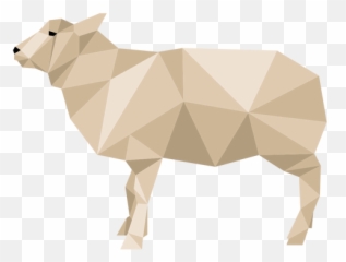 Sheep Lamb Wool Hoof Ear Low Poly - Low Poly Sheep Transparent Png,Lamb Png