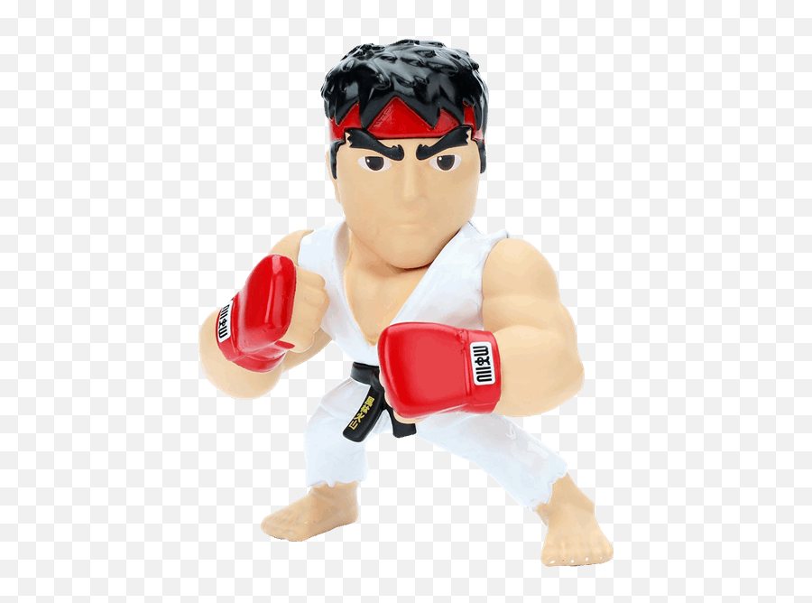 Street Fighter U2013 Ryu 4u201d Jada Metals Action Figure - Fantasia Do Ryu Infantil Png,Ryu Transparent