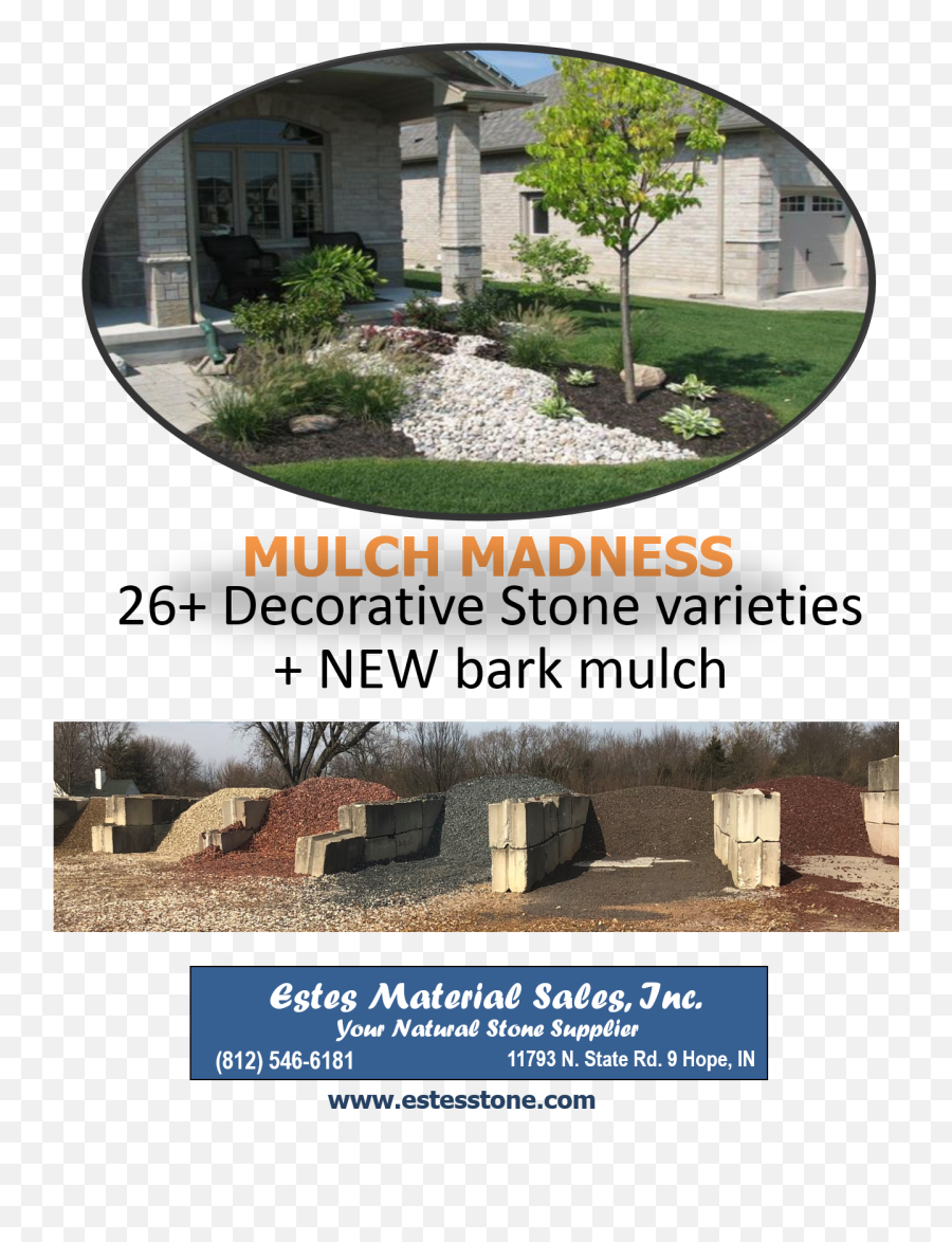 Mulch Madness Flyer Pic Estes Material Sales - Brochure Png,Mulch Png