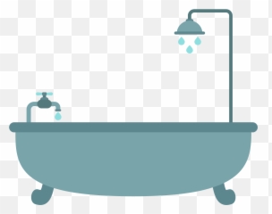 Bathtub Shower Bathroom - Cartoon Bathtub Png,Bath Png