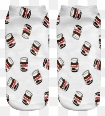 Nutella Socks Collection For Lovers Socksies - Imagens Com Frases Fofas Para Papel De Parede Png,Nutella Png