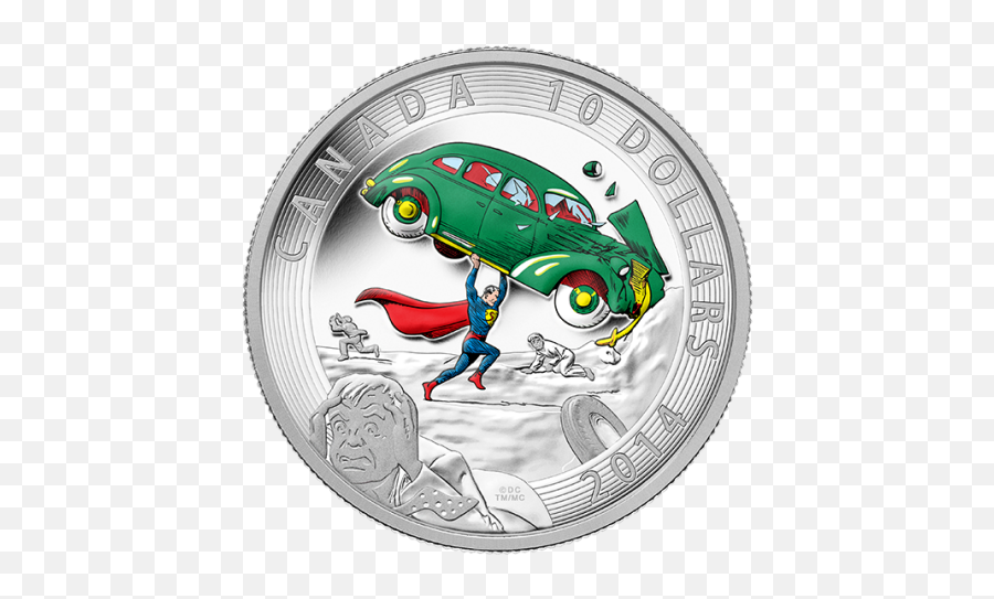 Superman Gets Limited Edition Coins From Canadian Mint - Superman Silver Coin Rcm Png,New Super Man Logo