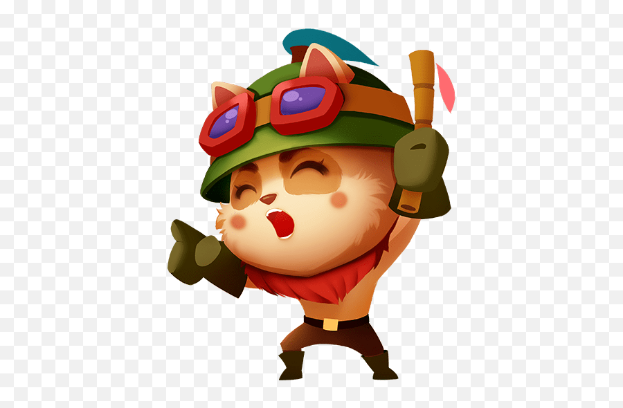 Vk Sticker - Cartoon Png,Teemo Png