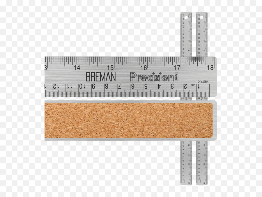 18 Inch Stainless Steel Metal Rulers 2 Pack - Cork Backed 36 Inch Metal Ruler Png,Ruler Transparent