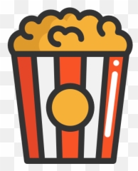 Salty Fast Food Snack Cinema Popcorn And - Olympic Sculpture Park Png,Cine Png
