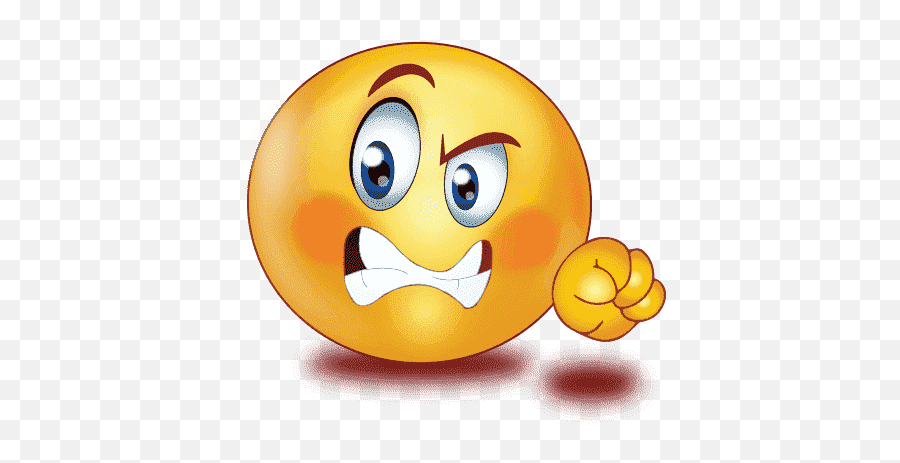 Angry Emoji Png Transparent Mart - Angry Emoji With Pointing Finger Transparent,Surprised Emoji Png