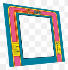 Download Ms Pacman Png - Bartop Ms Pac Man Full Size Png Ms Pac Man Bezel,Pacman Png