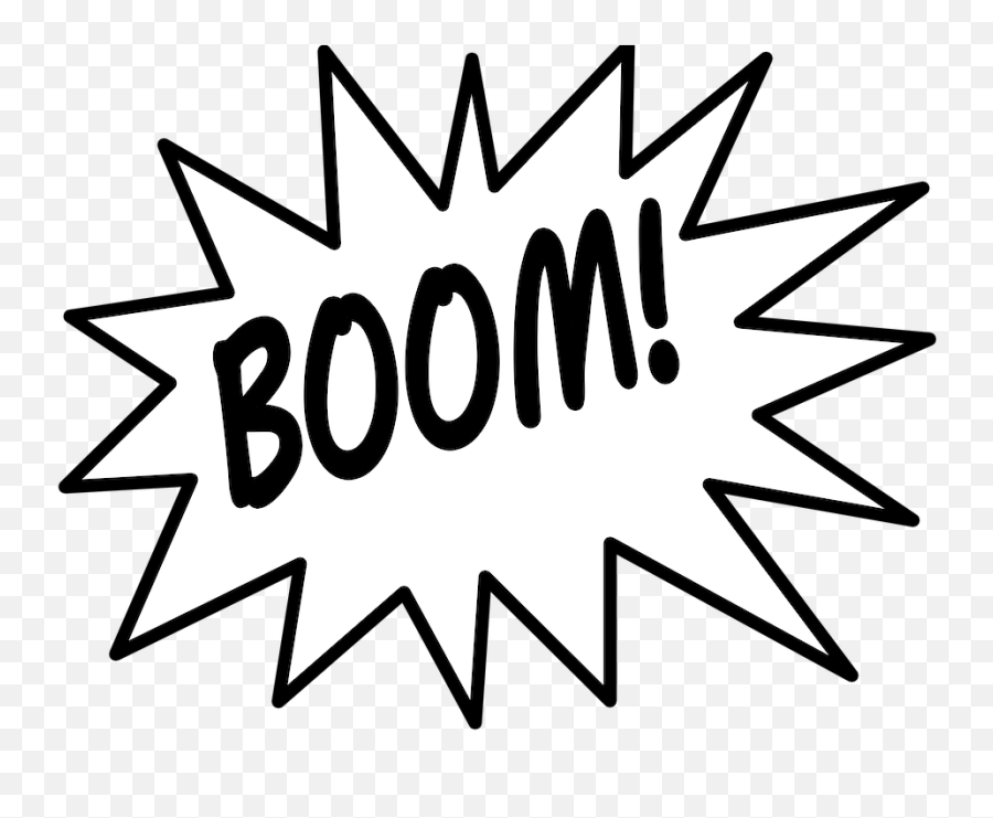 Comics Boom Sound - Free Image On Pixabay Clip Art Png,Comic Explosion Png