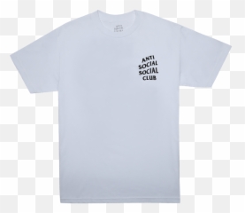 Anti Social Club Logo 2 T - Short Sleeve Png,Anti Social Social Club Logo