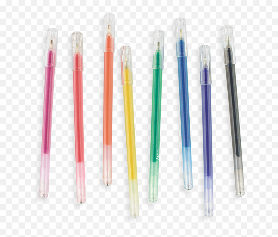 Oly Radiant Writers Gel Pens - Glitter Pens Png,Pens Png