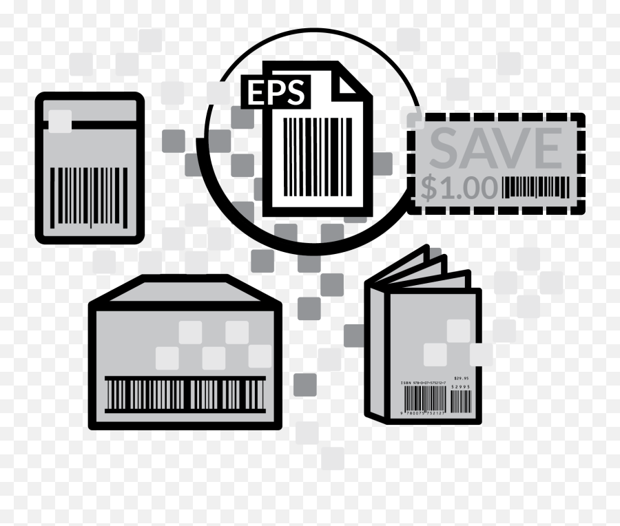 Digital Barcode Files Artwork Information - Clip Art Png,White Barcode Png