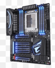 Gigabyte Launches X399 Aorus Gaming 7 Motherboard - Pcquest Aorus Gaming 7 X399 Png,Motherboard Png