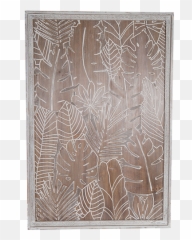 Carved Wood Wall Art - Botanical Collection Twig png
