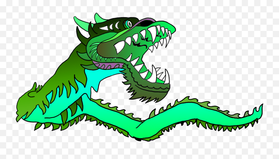 Great Pictures Of Cool Dragons - Cartoon Dragon Transparent Background Png,Green Dragon Png