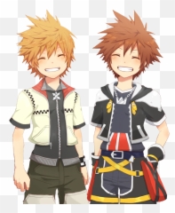 Steam Community Soraright And Roxasleft From - Sora Kingdom Hearts Roxas Png,Roxas Png