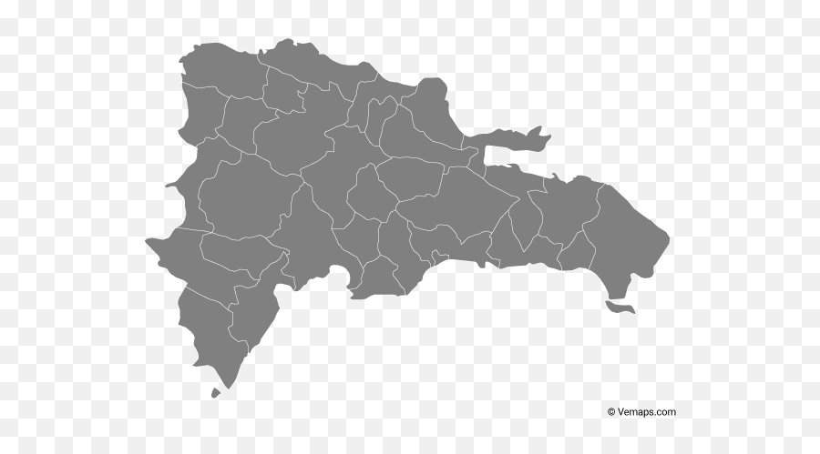 Vector Maps Of Dominican Republic - Dominican Republic Map Vector Png,Dominican Flag Png