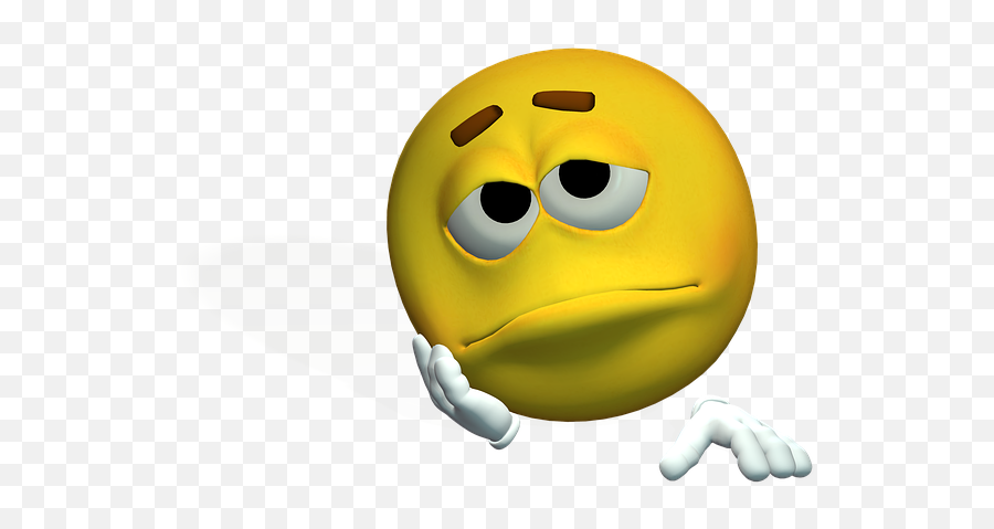 Emotiguy Sad Thoughtful - Free Image On Pixabay Sad Face Png,Sad Emoji Transparent Background