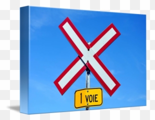 Railroad Sign Png Hd - Train Stop Sign,Railroad Png